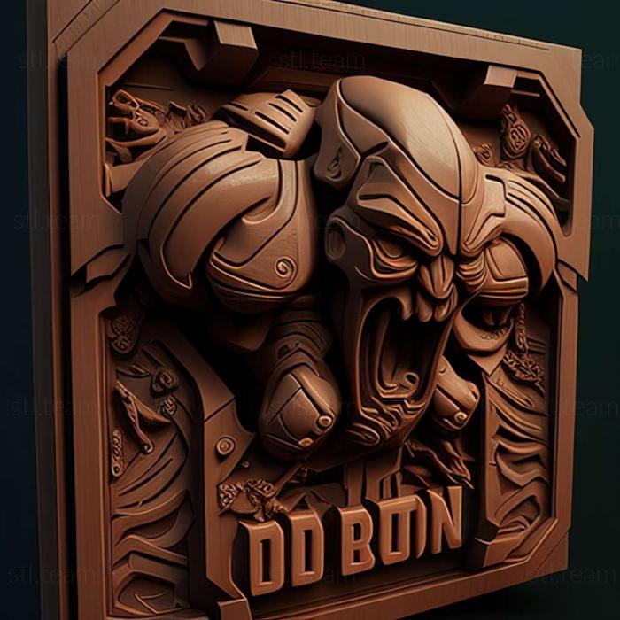 3D модель Экшен Doom 2 Городская драка (STL)